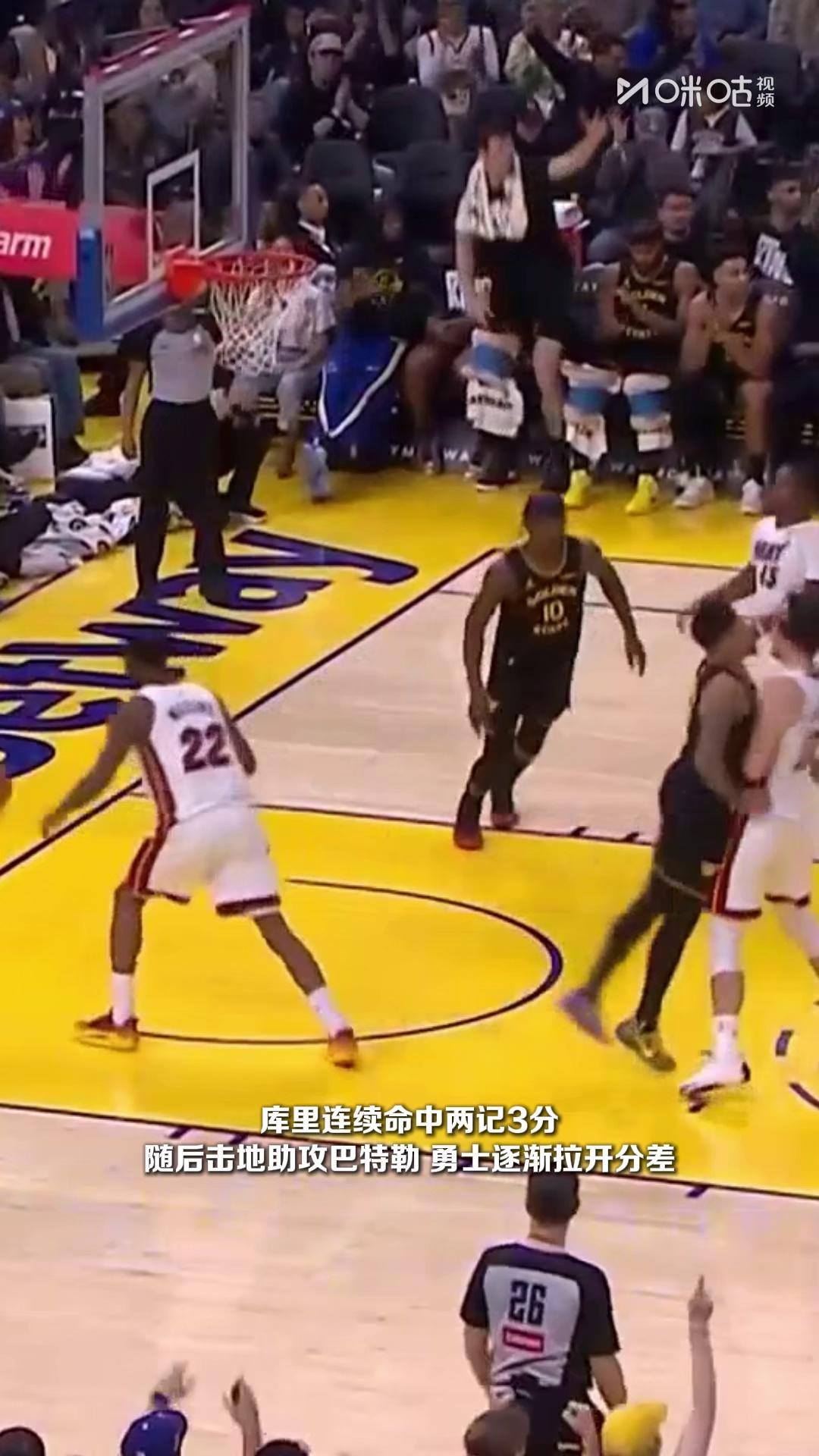 包含勇士连胜止于热火，库里罚球遭遇急冻导致失误的词条